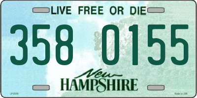 NH license plate 3580155