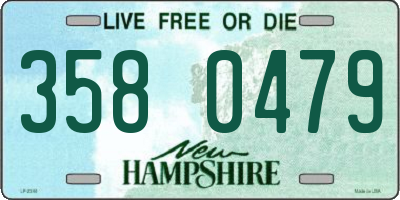 NH license plate 3580479