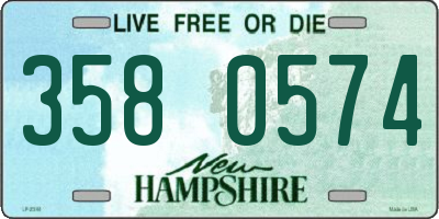 NH license plate 3580574