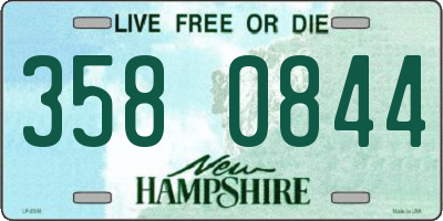 NH license plate 3580844
