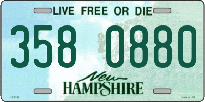 NH license plate 3580880
