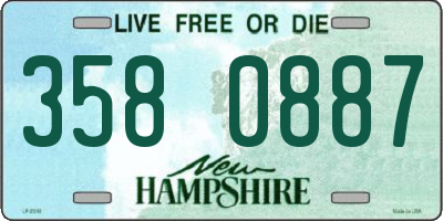 NH license plate 3580887