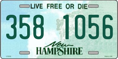 NH license plate 3581056