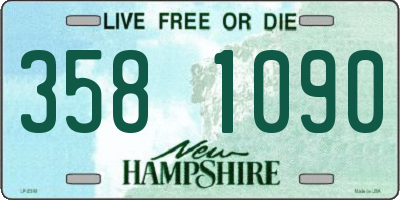 NH license plate 3581090