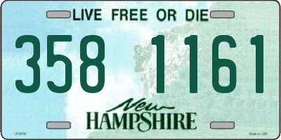 NH license plate 3581161