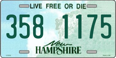 NH license plate 3581175