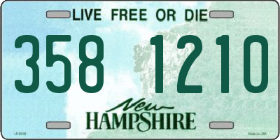 NH license plate 3581210