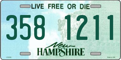 NH license plate 3581211
