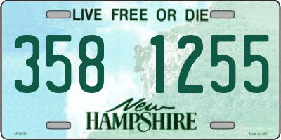 NH license plate 3581255