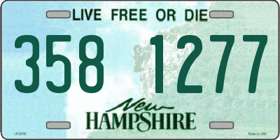 NH license plate 3581277