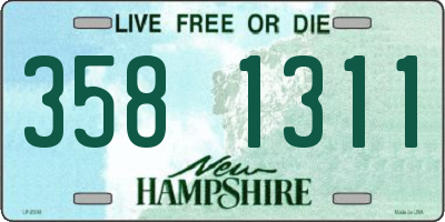 NH license plate 3581311
