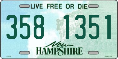NH license plate 3581351