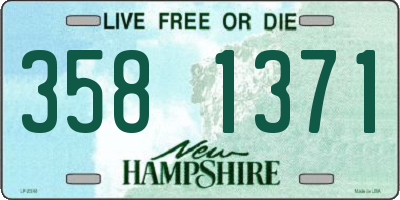 NH license plate 3581371