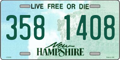 NH license plate 3581408