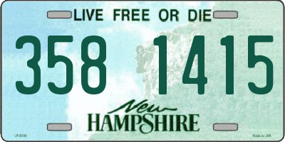 NH license plate 3581415