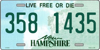 NH license plate 3581435