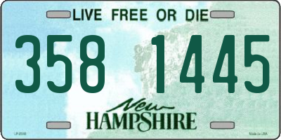 NH license plate 3581445