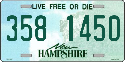 NH license plate 3581450