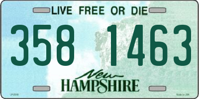 NH license plate 3581463