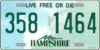 NH license plate 3581464