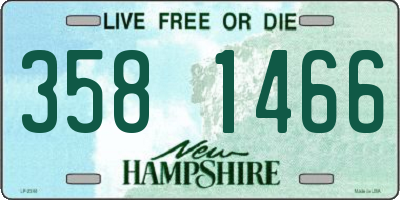 NH license plate 3581466