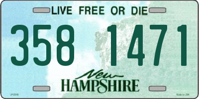 NH license plate 3581471