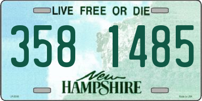 NH license plate 3581485