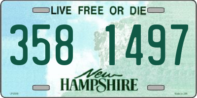 NH license plate 3581497
