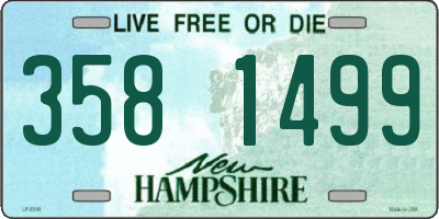 NH license plate 3581499