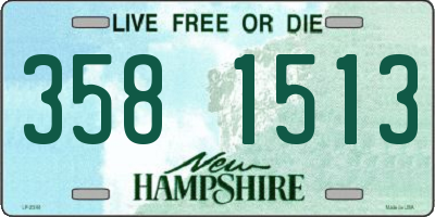 NH license plate 3581513