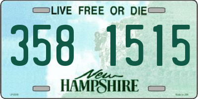 NH license plate 3581515