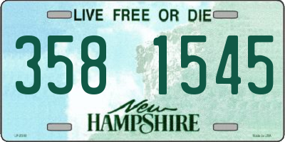 NH license plate 3581545