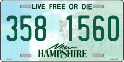 NH license plate 3581560