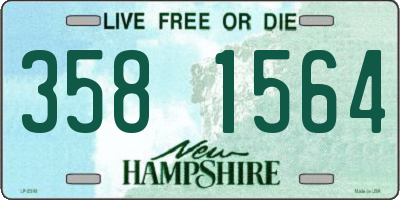 NH license plate 3581564