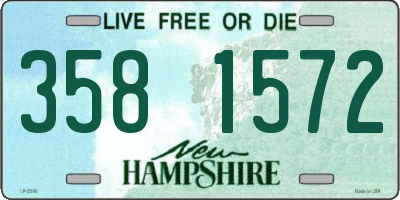 NH license plate 3581572