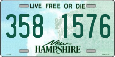 NH license plate 3581576