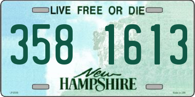 NH license plate 3581613