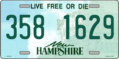 NH license plate 3581629