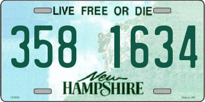 NH license plate 3581634