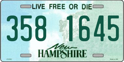 NH license plate 3581645