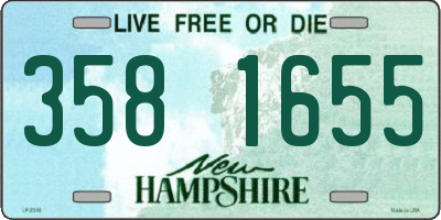 NH license plate 3581655
