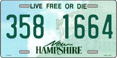 NH license plate 3581664