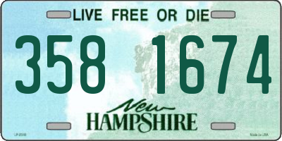 NH license plate 3581674