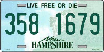NH license plate 3581679
