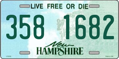 NH license plate 3581682
