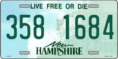 NH license plate 3581684
