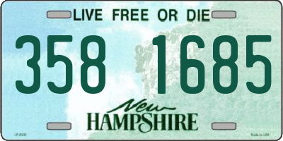 NH license plate 3581685