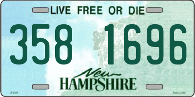 NH license plate 3581696