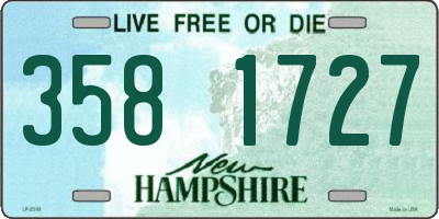 NH license plate 3581727