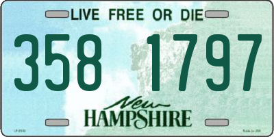 NH license plate 3581797